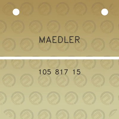 maedler-105-817-15