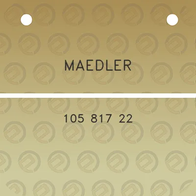 maedler-105-817-22