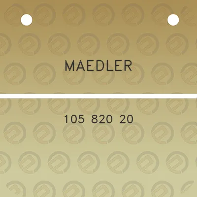 maedler-105-820-20