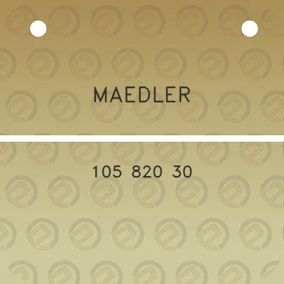 maedler-105-820-30