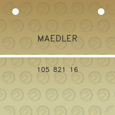 maedler-105-821-16