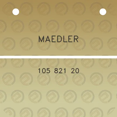 maedler-105-821-20