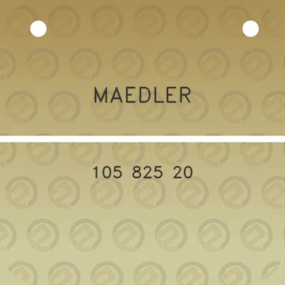 maedler-105-825-20