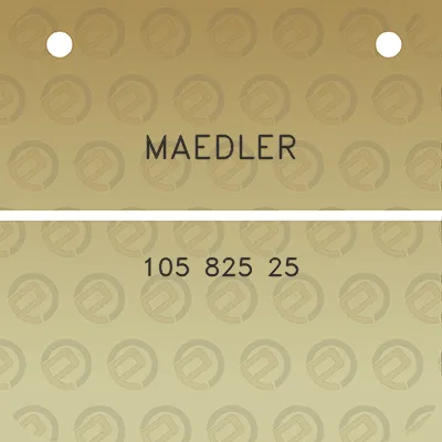 maedler-105-825-25