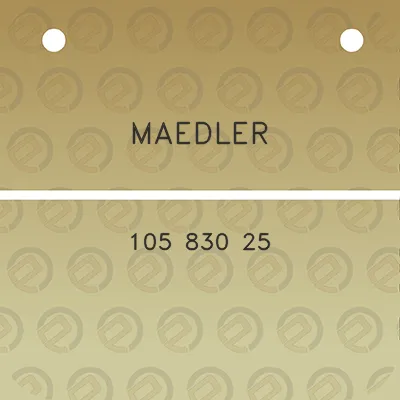 maedler-105-830-25