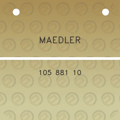 maedler-105-881-10