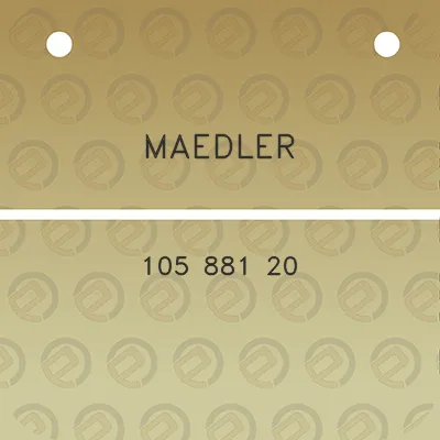 maedler-105-881-20