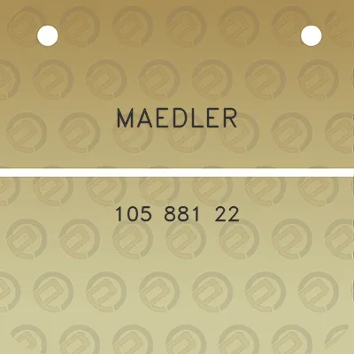 maedler-105-881-22