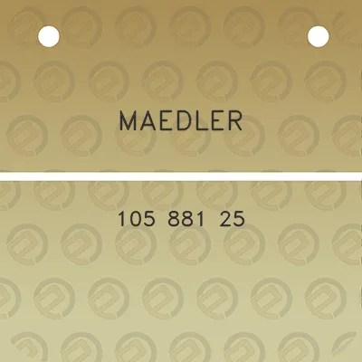 maedler-105-881-25