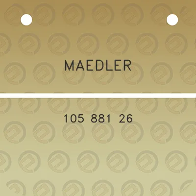 maedler-105-881-26