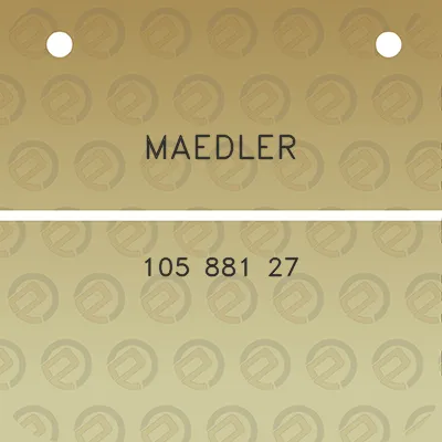 maedler-105-881-27