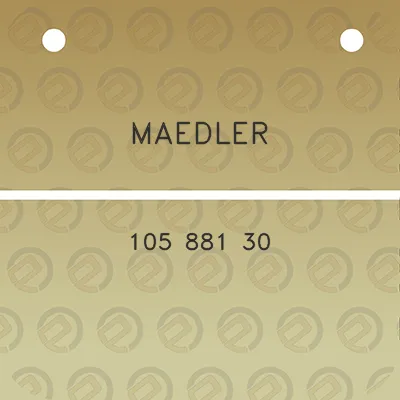 maedler-105-881-30