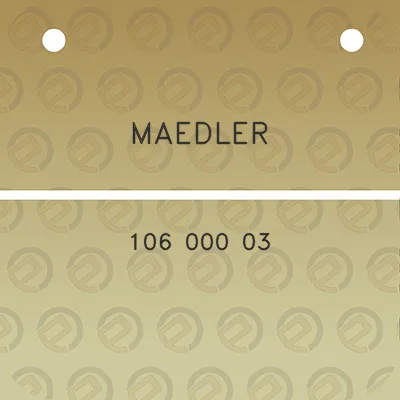 maedler-106-000-03