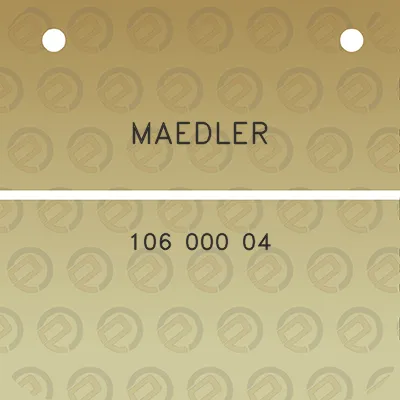 maedler-106-000-04