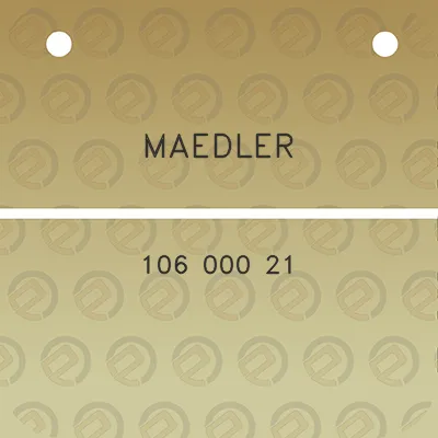 maedler-106-000-21