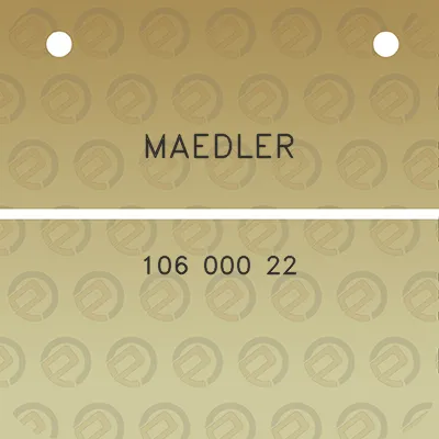 maedler-106-000-22