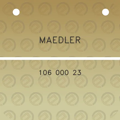 maedler-106-000-23