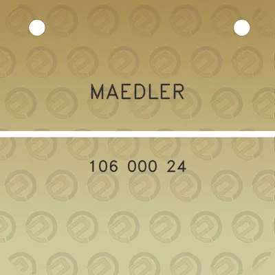 maedler-106-000-24