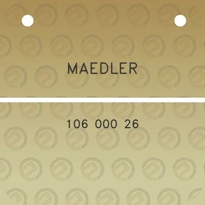 maedler-106-000-26