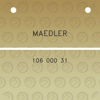 maedler-106-000-31