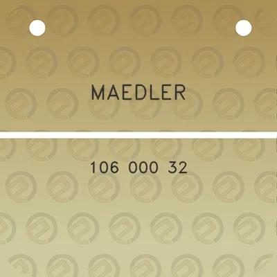 maedler-106-000-32