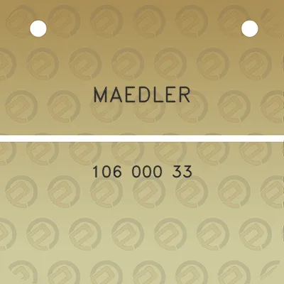 maedler-106-000-33