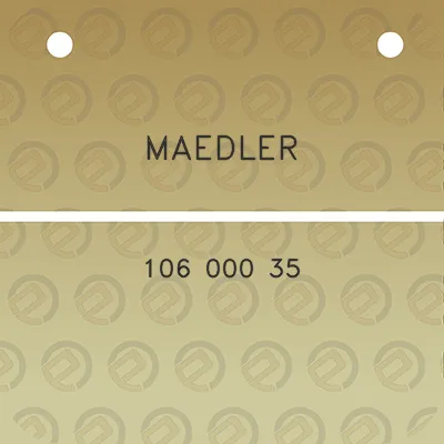 maedler-106-000-35