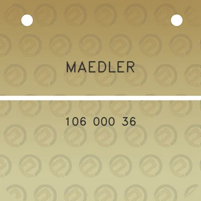 maedler-106-000-36