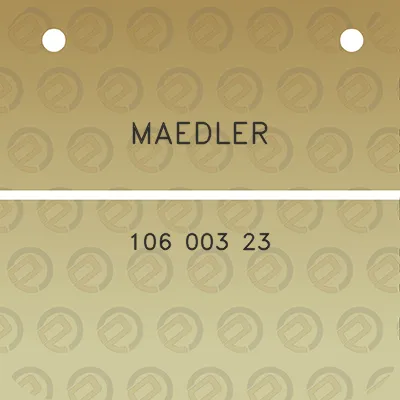 maedler-106-003-23