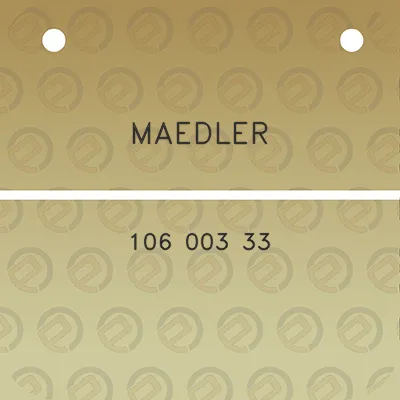 maedler-106-003-33