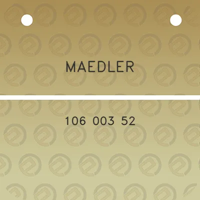 maedler-106-003-52