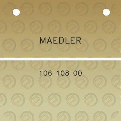 maedler-106-108-00