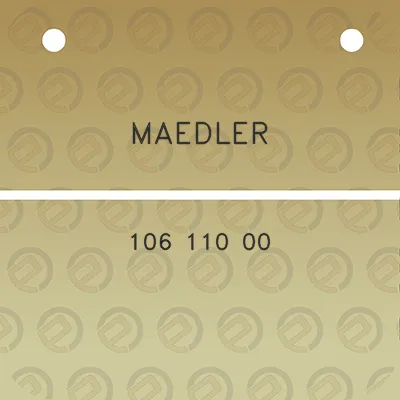 maedler-106-110-00