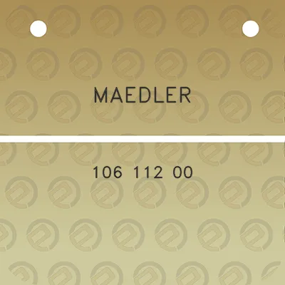 maedler-106-112-00