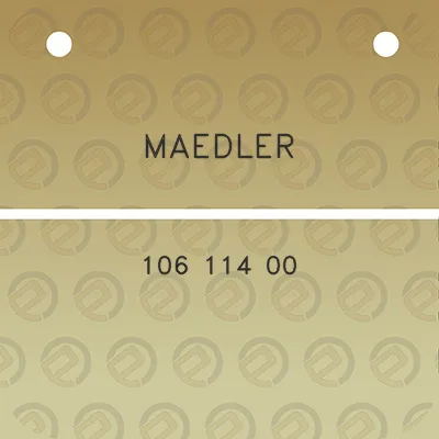 maedler-106-114-00