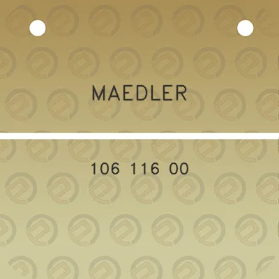 maedler-106-116-00