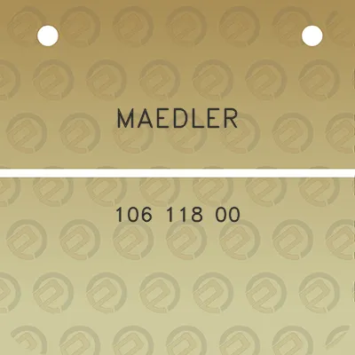 maedler-106-118-00