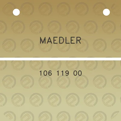 maedler-106-119-00