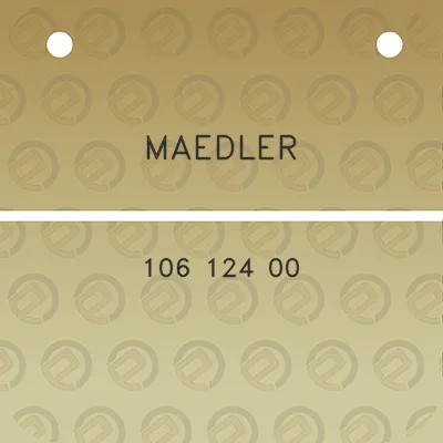 maedler-106-124-00