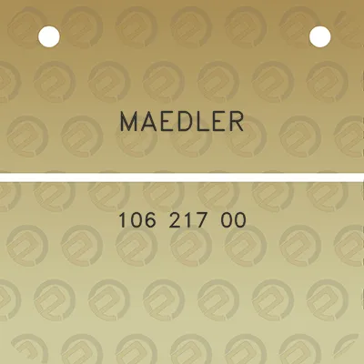 maedler-106-217-00