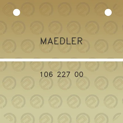 maedler-106-227-00