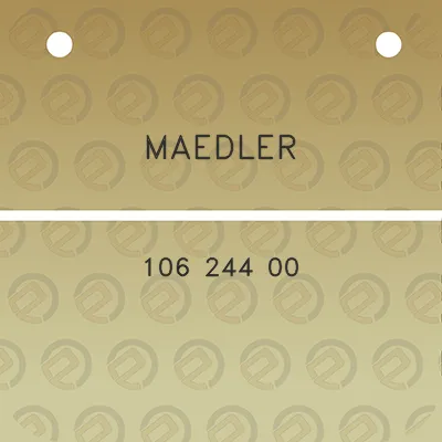 maedler-106-244-00