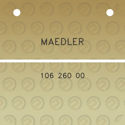 maedler-106-260-00