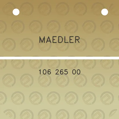 maedler-106-265-00