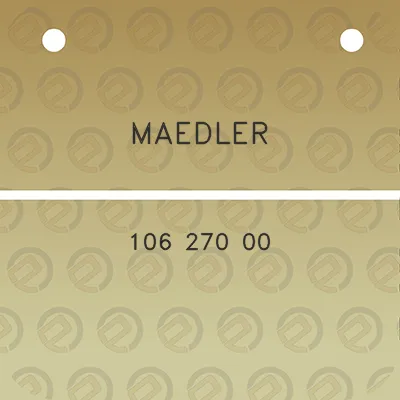 maedler-106-270-00