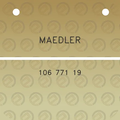 maedler-106-771-19