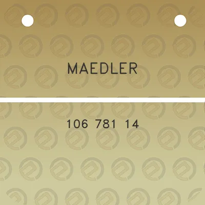 maedler-106-781-14