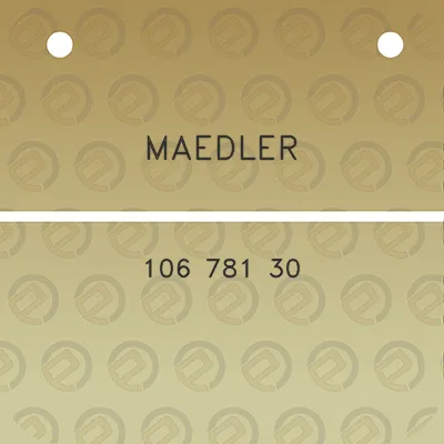 maedler-106-781-30