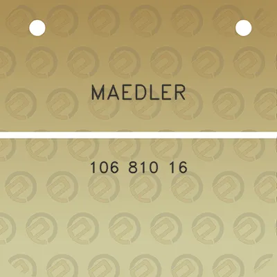 maedler-106-810-16