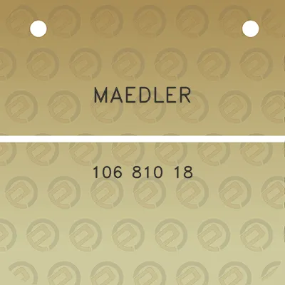 maedler-106-810-18